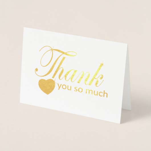 本当にありがとう 箔カード (正面)