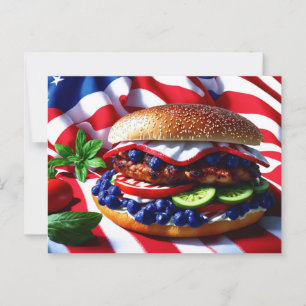 本当においしいアメリカンバーガー ポストカード