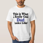 本当にかっこいいパパの顔 Tシャツ (正面)