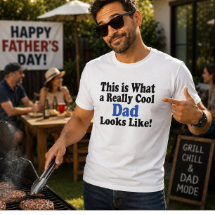 本当にかっこいいパパの顔 Tシャツ
