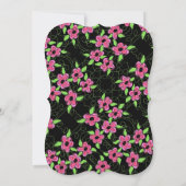 本当にかわいらし結婚式招待状 招待状 (裏面)