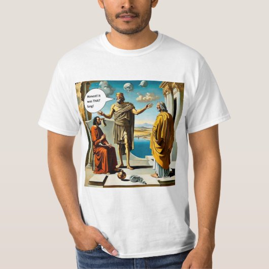 本当にそんなに長かったんだ Tシャツ (正面)