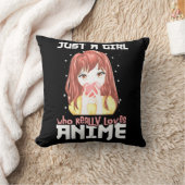本当にアニメが大好きな女の子 クッション (ブランケット)