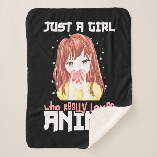 本当にアニメが大好きな女の子 シェルパブランケット (正面)