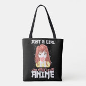 本当にアニメが大好きな女の子 トートバッグ (裏面)