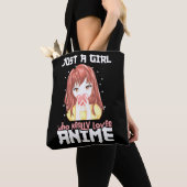本当にアニメが大好きな女の子 トートバッグ (クローズアップ)