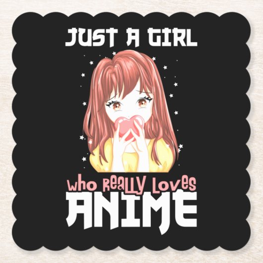 本当にアニメが大好きな女の子 ペーパーコースター (正面)
