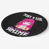 本当にアニメが大好きな女の子 ペーパープレート (アングル)