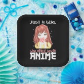 本当にアニメが大好きな女の子 ペーパープレート (パーティー)