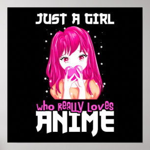 本当にアニメが大好きな女の子 ポスター