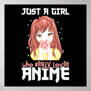 本当にアニメが大好きな女の子 ポスター