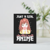 本当にアニメが大好きな女の子 ポストカード (スタンド正面)