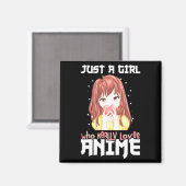 本当にアニメが大好きな女の子 マグネット (正面/裏面)