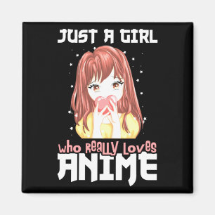 本当にアニメが大好きな女の子 マグネット