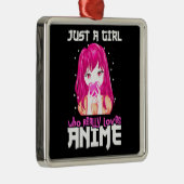 本当にアニメが大好きな女の子 メタルオーナメント (右)