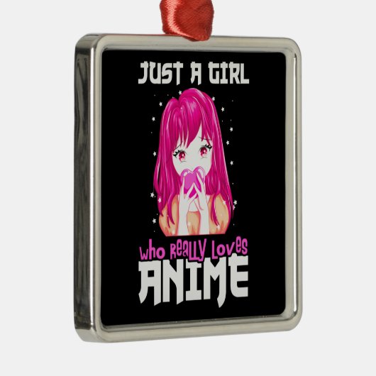 本当にアニメが大好きな女の子 メタルオーナメント (右)