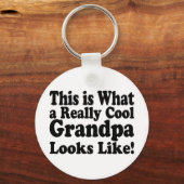 本当にカッコいいおじいちゃん キーホルダー (正面)