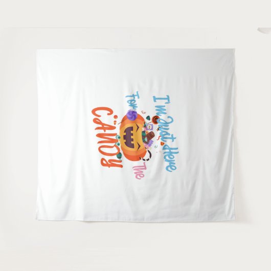 本当にクリエイティブになる機会にハロウィーン タペストリー (正面(横))