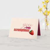 本当にスクランピーな誕生日カード カード (黄色い花)