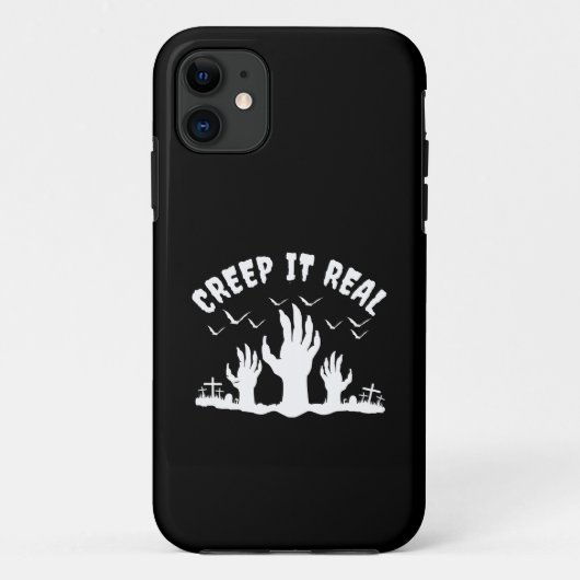 本当にゾクゾクするハロウィンの墓場のコスチューム Case-Mate iPhoneケース (裏面)