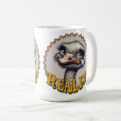 本当にダチョウ コーヒーマグカップ (正面右)