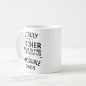 本当にパーソナライズされた素晴らしい先生 コーヒーマグカップ (正面左)