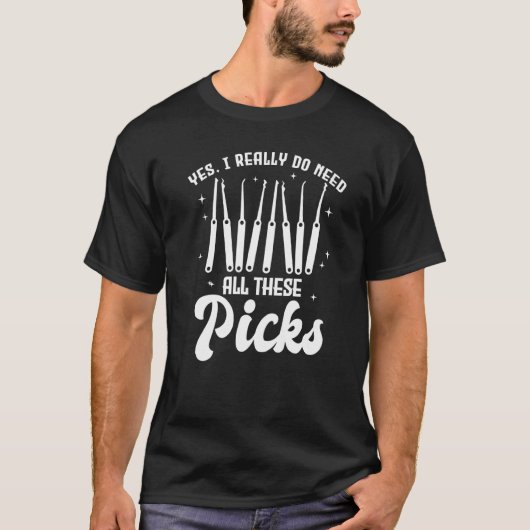 本当にピックがこれだけ必要 ウエブピック Tシャツ (正面)