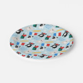 本当にフランスのブルドッグ ペーパープレート (アングル)