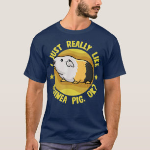本当にモルモットが可愛い齧歯動物 Tシャツ