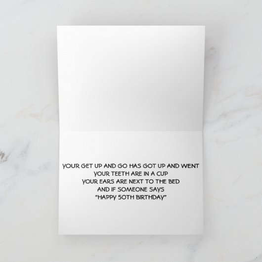 「本当に丘を越えたのか?」 50日 カード (内部)