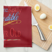 本当に信じられないほどの60歳 キッチンタオル (四つ折り)