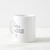 本当に偉大な医者 - 名前入りカスタム コーヒーマグカップ (正面左)