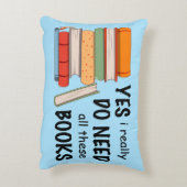 本当に全ての本が必要なブックピロー アクセントクッション (裏面(縦))