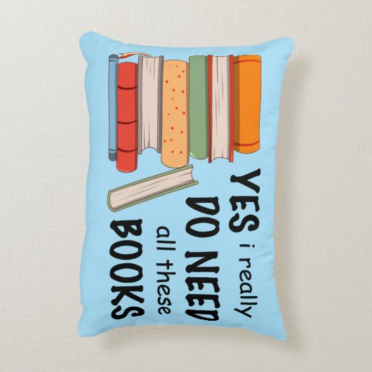 本当に全ての本が必要なブックピロー アクセントクッション (裏面(縦))