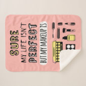 本当に化粧はではないです完全よろしいです シェルパブランケット (正面(横))