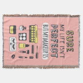 本当に化粧はではないです完全よろしいです スローブランケット (正面)