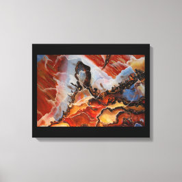 本当に古い木材 キャンバスプリント