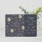 本当に可愛い来新年の夢を叶えたい サンキューカード (スタンド正面)