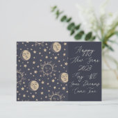 本当に可愛い来新年の夢を叶えたい サンキューカード (スタンド正面)