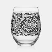 本当に堂々たる ステムなしワイングラス (裏面)