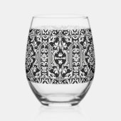 本当に堂々たる ステムなしワイングラス (右)