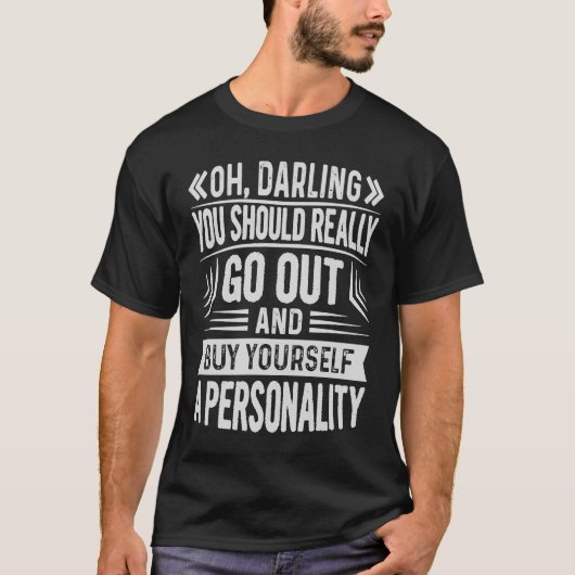 本当に外に出て一人で行け買よ! Tシャツ (正面)