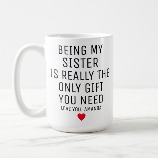 本当に姉さんだけが必要な贈り物だ コーヒーマグカップ (左)