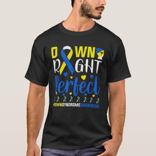 本当に完璧, ダウン症候群への理解 Tシャツ (正面)