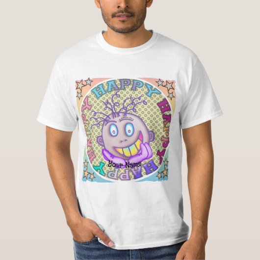 本当に幸せな顔 Tシャツ (正面)