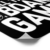 本当に必要なの?冗談でしょ!ボードゲーム好きのための面白いデザイン ポスター (角)