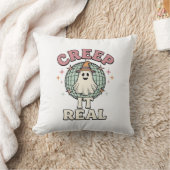本当に怖い幽霊ディスコハロウィンTシャツデザイン_1 クッション (ブランケット)