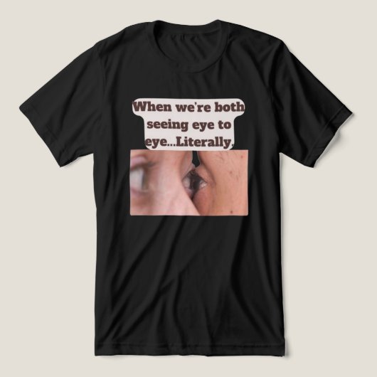 本当に意見が一致しているとき トライブレンドＴシャツ (デザイン正面)