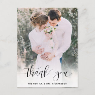 本当に感謝する   結婚の写真 ポストカード
