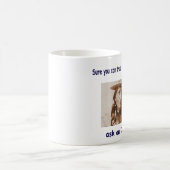 本当に政府がインディアンに尋ねることを信頼できます コーヒーマグカップ (中央)